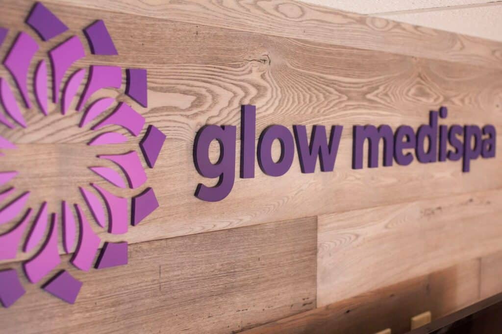 glow medispa wall